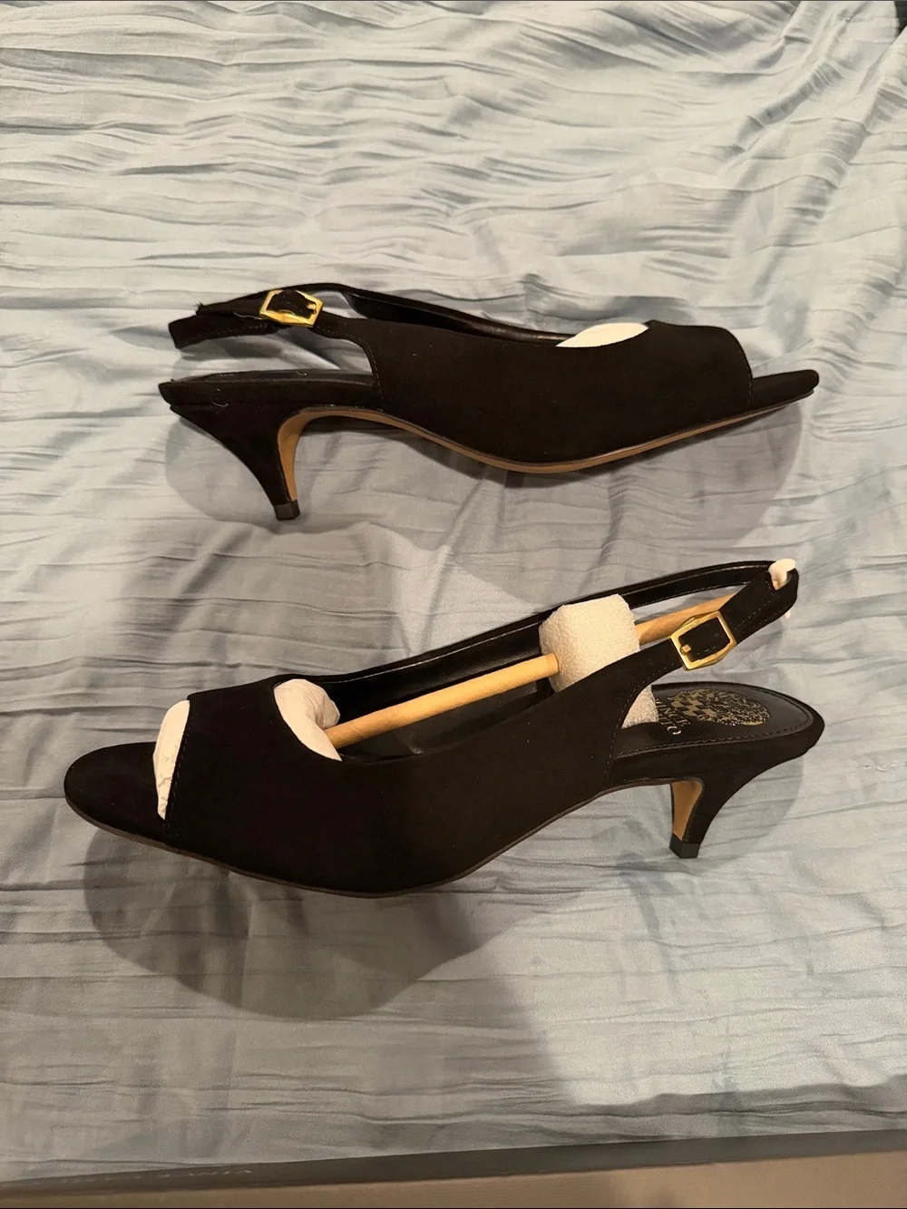 Vince Camuto Kitten Heel Slingback Pumps - Karleah